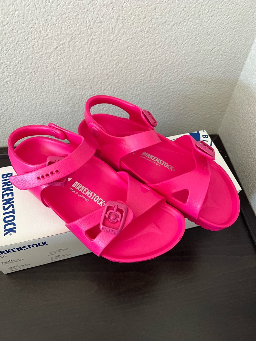 Birkenstock Rio Eva Beetroot Purple Girls Sandals Size 33 US 2